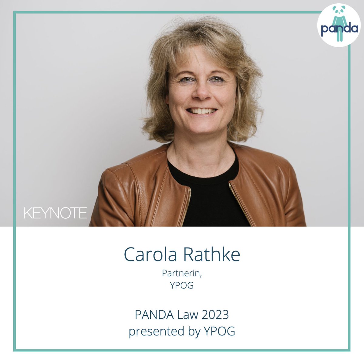 we_are_panda's tweet image. Morgen begeben wir uns auf die Lab-Reise zu „PANDA Law 2023 presented by YPOG“. Die #keynotespeech wird Carola Rathke halten. Wir freuen uns schon sehr auf Ihre Insights! Alle Infos zum Lab gibt's bis Montagabend hier: shorturl.at/eDFL1