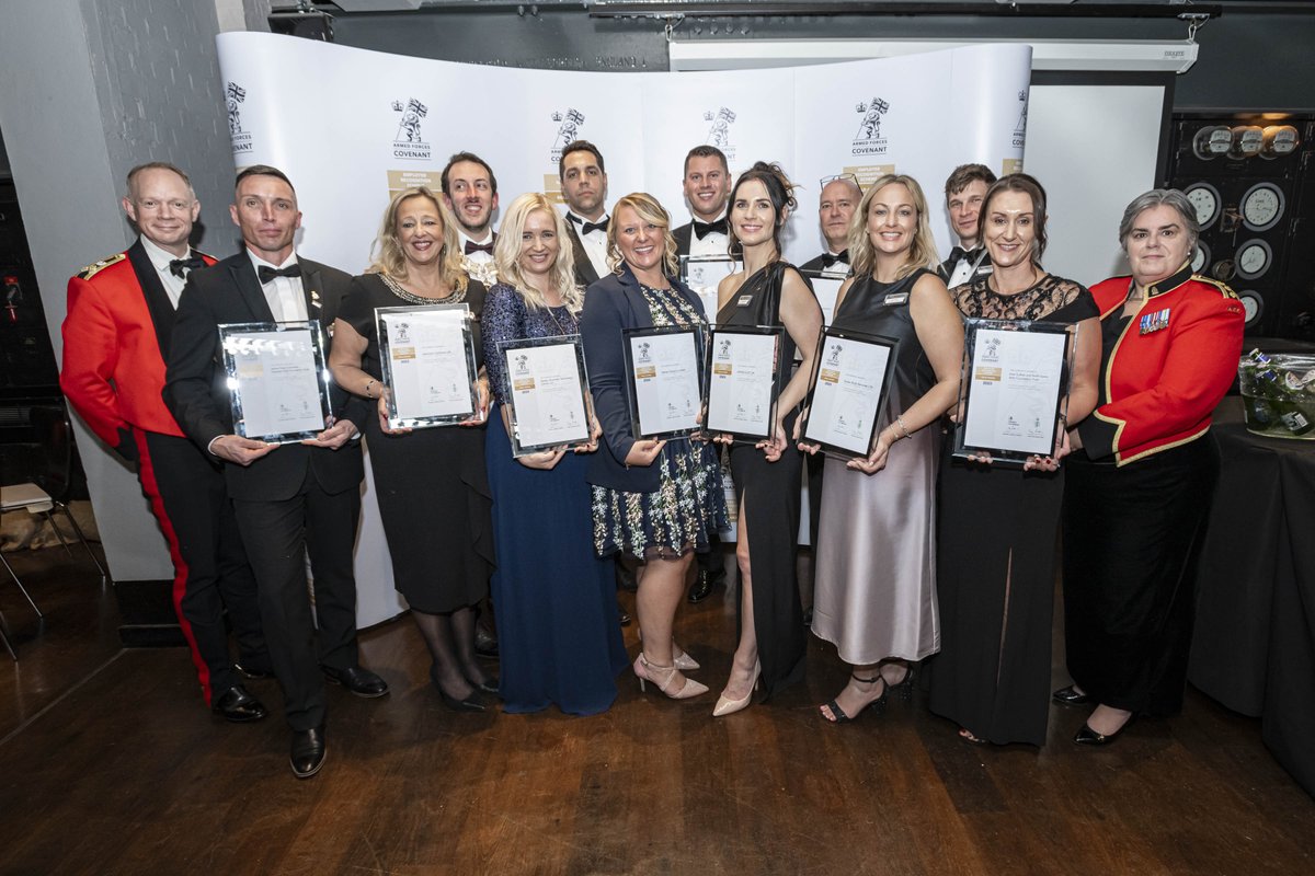 Last month, our colleagues were delighted to collect the Gold Award in the 2023 @DefenceHQ Employer Recognition Scheme (ERS). The award highlights the work that has been ongoing to further enhance the Group as a forces-friendly employer. Info here: bit.ly/3LIq1Bw