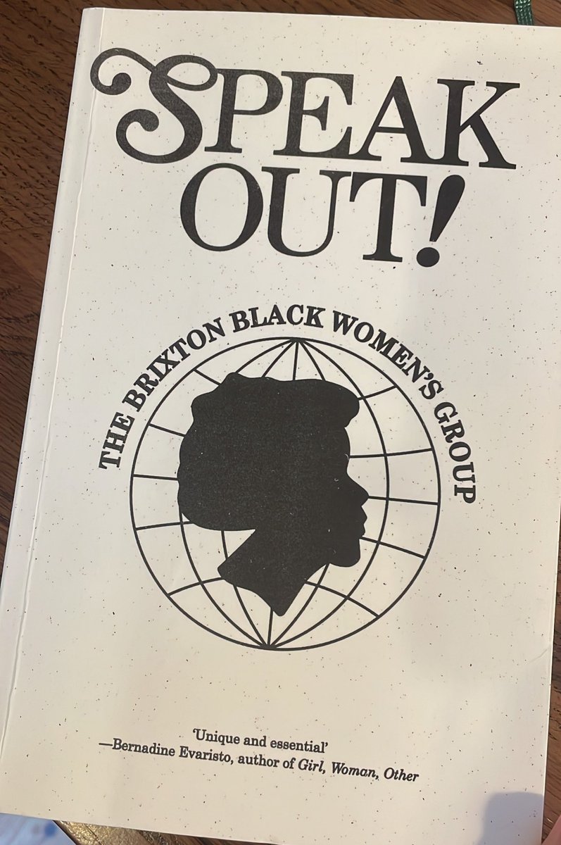 Very special launch last night @brixtonlibrary of _Speak Out!_, a collection of the writings of the Brixton Black Women’s Group @VersoBooks feat. Stella Dadzie, Beverley Bryan, Jade Bentil, editor Milo Miller and many of the women who were part of BBWG ❤️