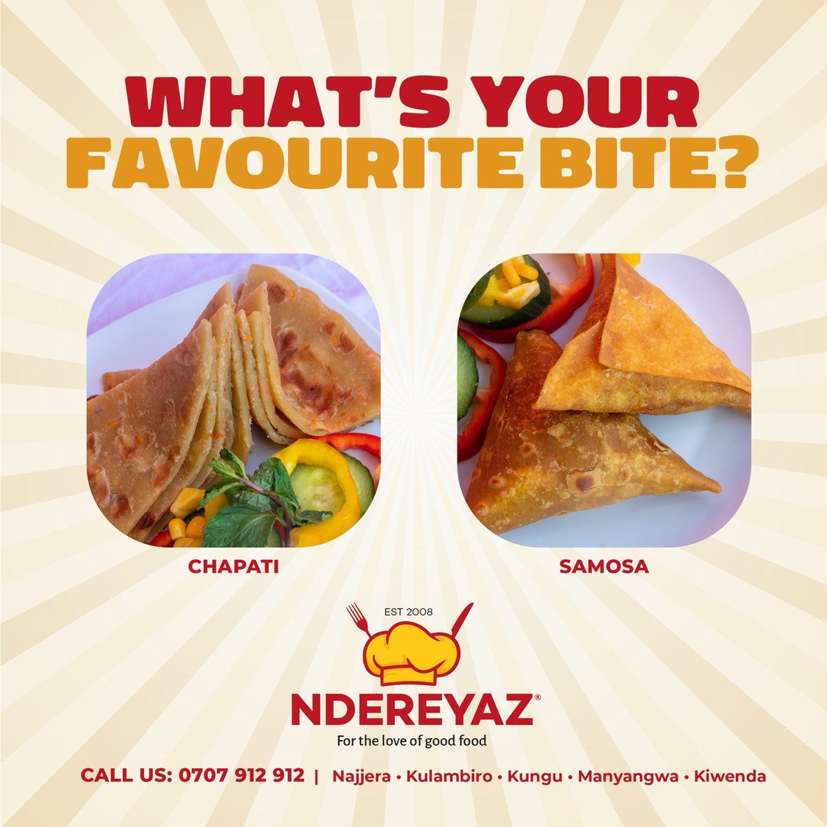 We're all familiar with that mouthwatering combo of a samosa tucked inside a warm chapati. Are you team samosa or team chapati? Let's settle this! #FunFriday