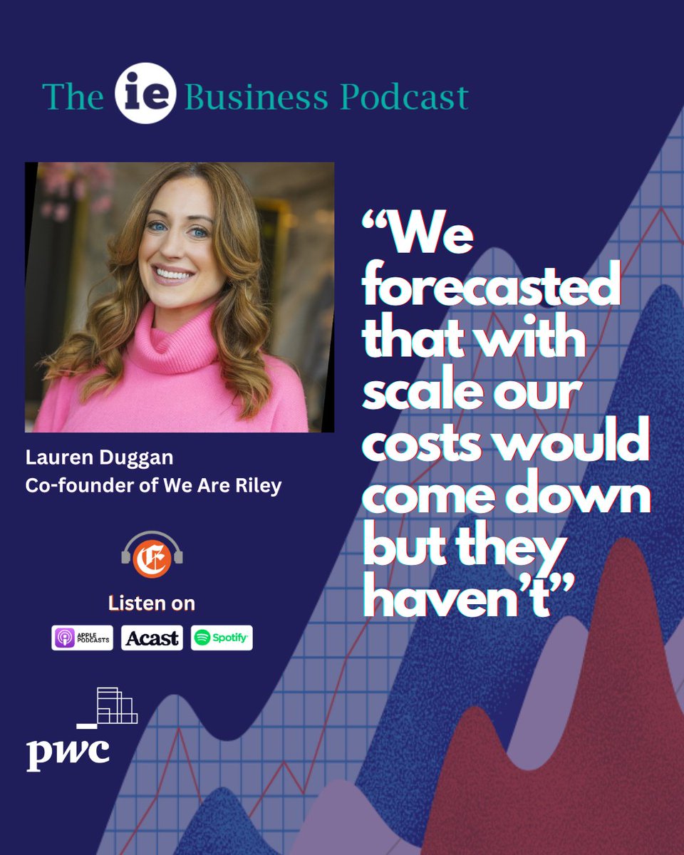 In the latest episode of The ieBusiness Podcast 🎧, in association with @pwc, Laura Duggan talks about why she decided to move from the UK back to Cork to set up organic period product company, Riley. Available wherever you get your podcasts. irishexaminer.com/business/compa…