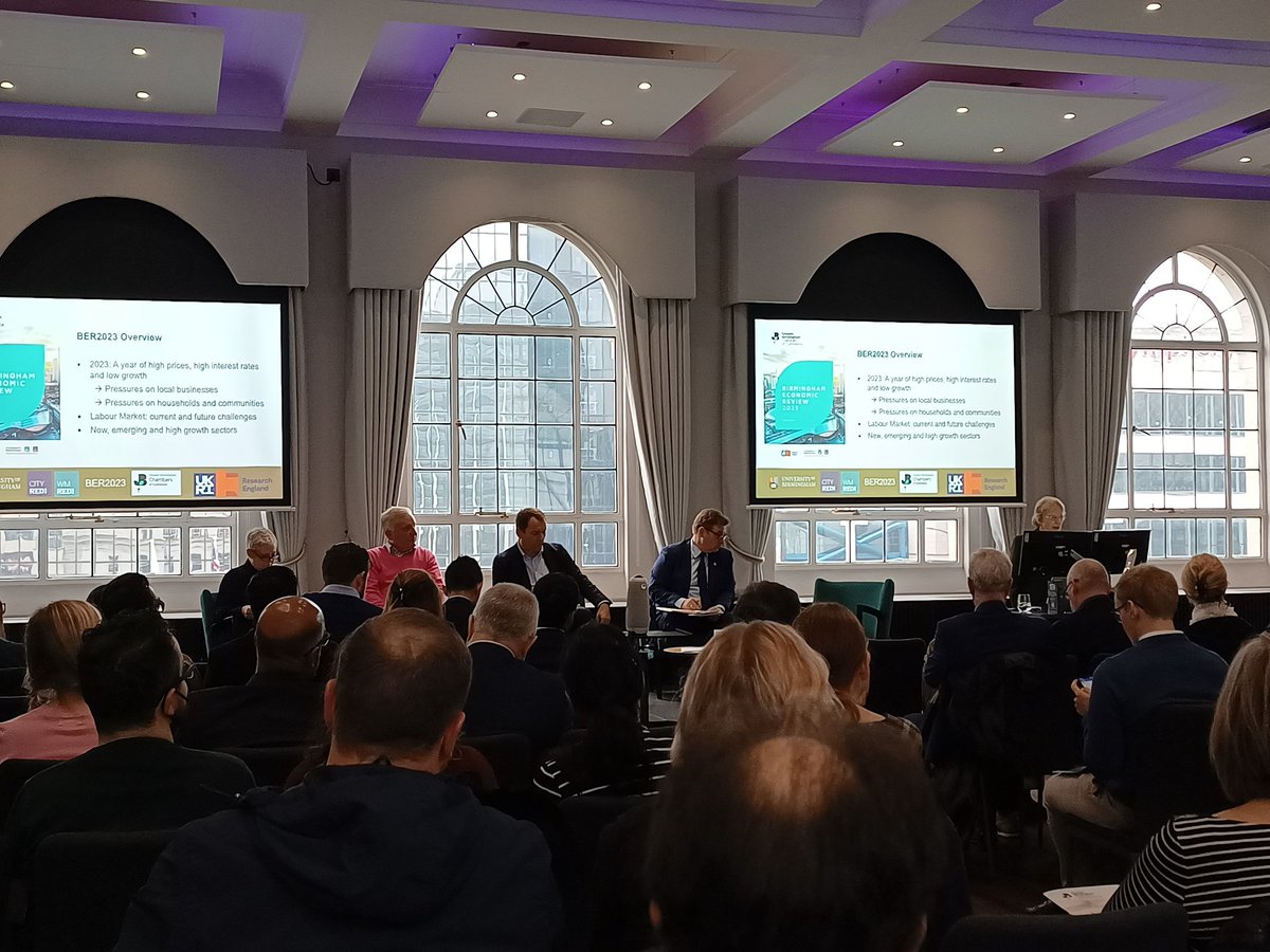 The narrative of this year's BER is not quite as clear as it has been in a past, in other years there were opportunities to look forward to such as the Commonwealth games and HS2, now these opportunities aren't quite as clear #BER23