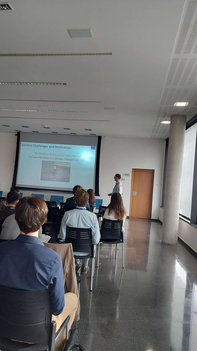 MARVELprojecteu's tweet photo. Prof. Adrian Muscat from Greenroads is next to discuss #SmartCity #UseCases in Malta as part of #MARVELProject. Learn how our project is put into practice! #HappeningNow at the #EBDFV23 #MARVELFinalEvent https://t.co/Ava2FYr5u9