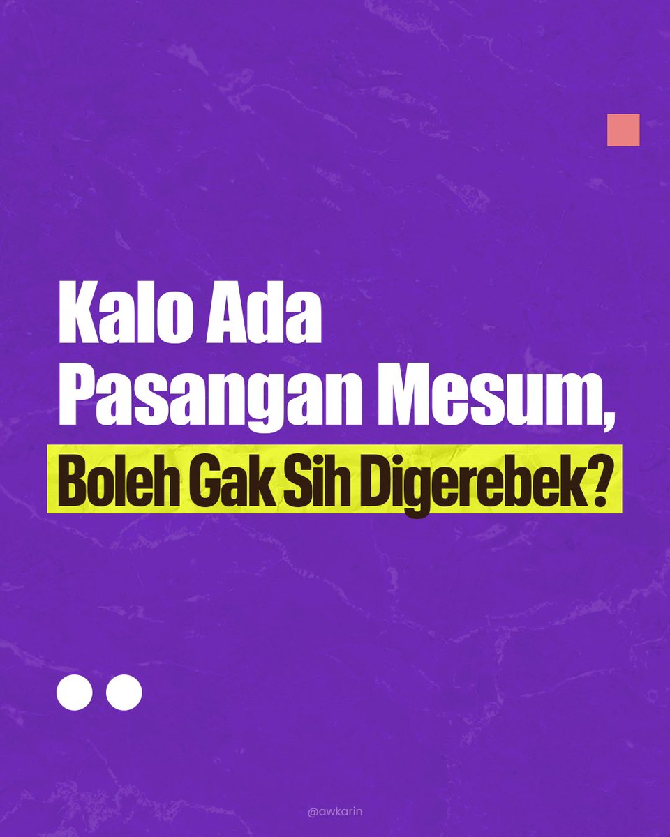 awkarin's tweet photo. Salah satu hal yang masih sering diperdebatin di antara sesama warga negara Indonesia mungkin adalah batas antara ruang publik dan ruang privat. Kita semua bebas debatin, ikut campur, dan berpartisipasi untuk ngatur hal-hal yang berkaitan sama ruang publik, tapi gak dibolehin buat ikut campur di ruang privat orang lain. 

Tapi, ini mungkin susah banget diterapin kalo ada dugaan perzinahan di lingkungan sekitar yang ngebuat warga di situ ngerasa resah.