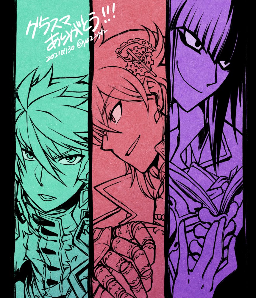ya2_vyh's tweet photo. サ終の時に描いた絵なんですが、日付見るともう2年以上経ってて時の流れが…また遊びたいよー😭
 #グラスマエア6周年 https://t.co/eLTGoIsr0z
