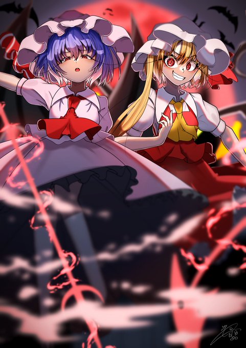 【Commission】シスターヴァンプ

#東方Project #东方Project #touhou #동방프로젝트 #レミリア・スカーレット #フランドール・スカーレット 