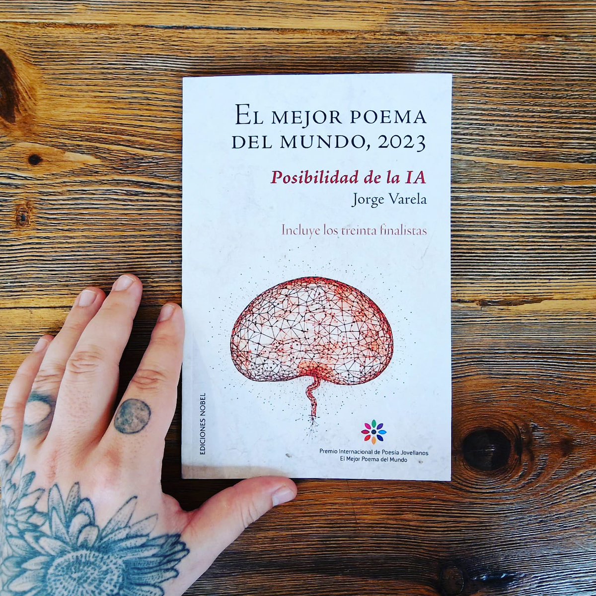 ¡Estamos de celebración!

Nuestro compañero <a href="/alarreag/">/alfónsolarréa/</a> es finalista del Premio Internacional Jovellanos al Mejor Poema del Mundo. ¡Muchas felicidades a él, al resto de finalistas y al ganador de esta edición! 🎉

Y a <a href="/NobelEdiciones/">Ediciones Nobel</a>, por organizar y editar: todostuslibros.com/libros/el-mejo…