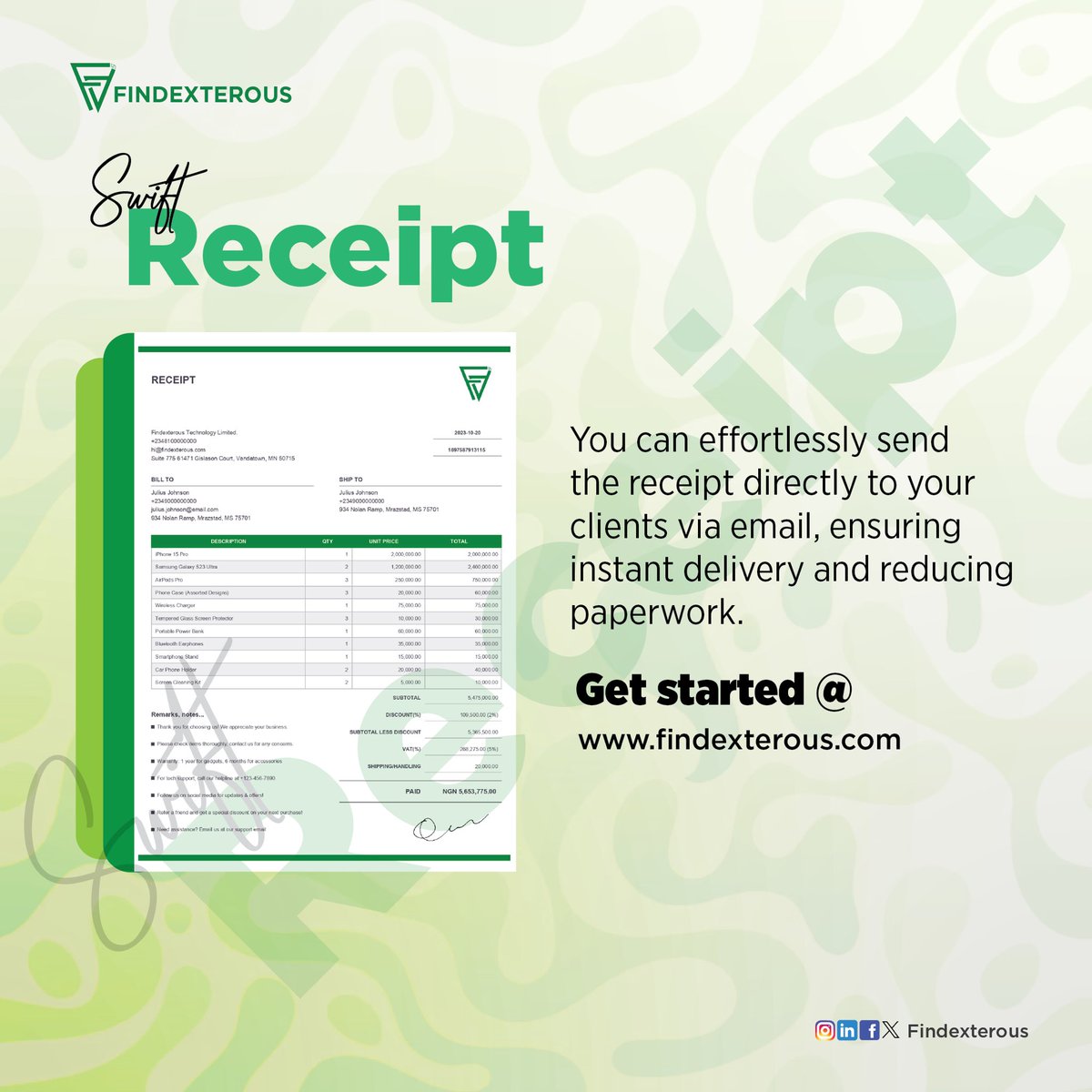 Easily streamline your receipt management
with Findexterous. To start, please visit 
findexterous.com #viral #explorepage 
_
_
_
#salary #business #payrollsoftware #invoice #fintechs 
#payrollmanagement #payroll #banking 
#payrollservices #smartspendingtips #fintech