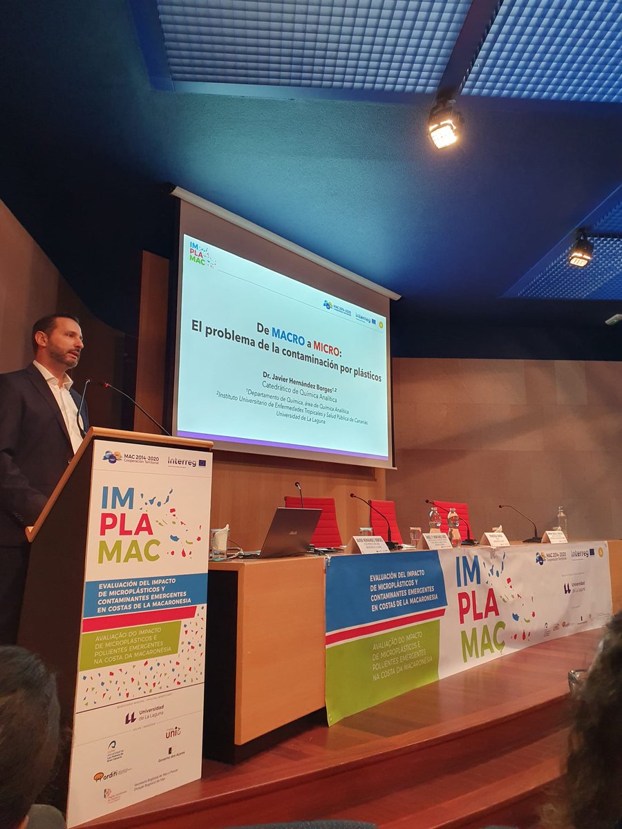 IMPLAMAC's tweet photo. Ponencia de @jhdezborges78 IP del proyecto #IMPLAMAC: De MACRO a MICRO: El problema de la contaminación por #plásticos https://t.co/x9csLGcsNM
