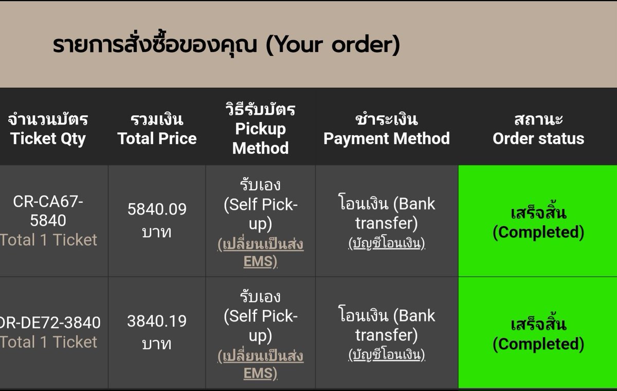roseraren's tweet photo. ปล่อยบัตร 5,800  กับ 3,800 ค่ะ จะเปลี่ยนโซนที่นั่ง
🌸 5800 โซน CR แถวหน้าสุดตรงกลาง ที่นั่ง CA67 ส่งต่อ 5500
🌸 3800 โซน DR ตรงกลาง ที่นั่ง DE72 ส่งต่อ 3300
🌸 พร้อมเปลี่ยนเป็นจัดส่ง ems ให้ค่ะ

#SpecialLiveShowLuoYunxi
#หลัวอวิ๋นซี
#LUOYUNXI https://t.co/GgmWlSW7BW