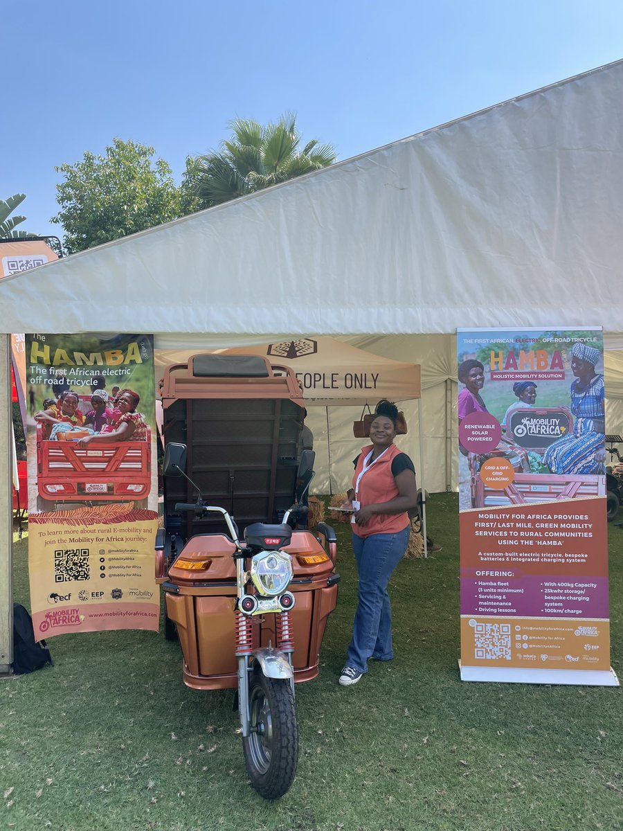 Mobility4Africa's tweet image. We’re exhibiting at @czionline Annual Congress. If you’re here, come by our stand to find out more about our #solarpowered #emobility #transportsolution! ⚡️🔋🛵