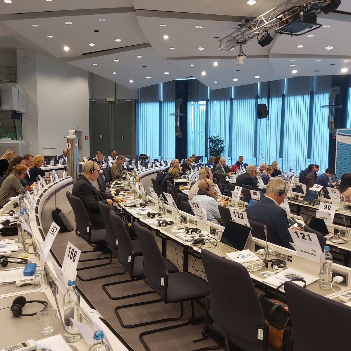 We are here today @EU_EESC plenary to listen to the launch of the #EUBluedeal to discuss about #water #ClimateEmergency #sanitation and more....