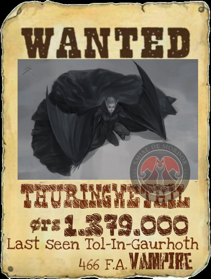 SmialMordor's tweet photo. #TolkienWanted
SE BUSCA :
THURINGWETHIL
"Mujer de la Sombra oculta"
•Apariencia: Vampira con garras de hierro.
•Raza: Maia menor o cambia formas.
•Vista por última vez en Tol-In-Gaurhoth el 466 de la P.E.
•Mensajera entre Sauron y Morgoth.⬇️ https://t.co/26NxCCrNoM