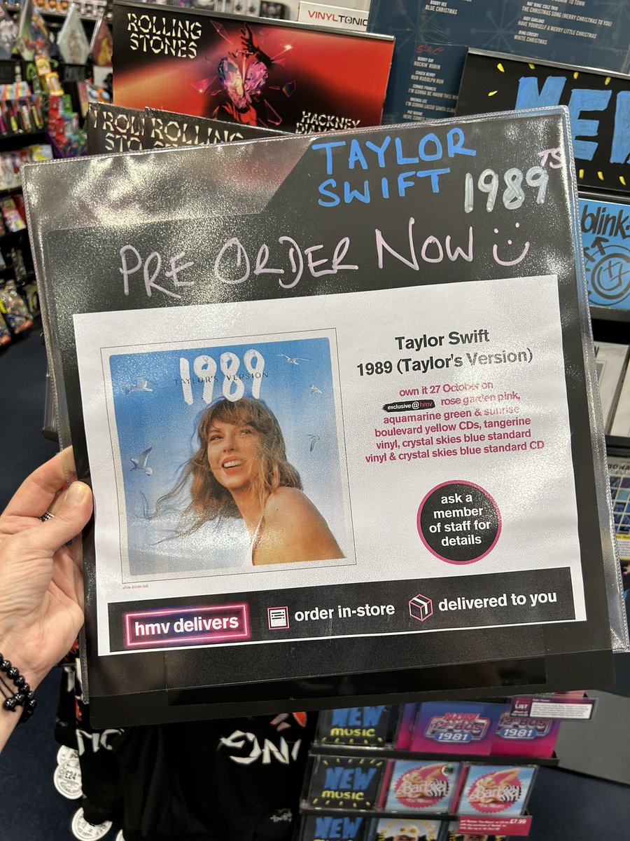 Morning! Today we’re not so much #newrelease planning as #TaylorSwift planning. Just one more day #Swifties 😁🩵