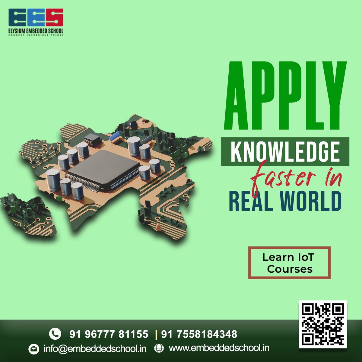EmbeddedSchool's tweet photo. Are you interested in #IoT? Elysium Embedded School🤝 welcomes you to take the course.

#elysiumembeddedschool #no1embeddedtraining #IOT #robotictraining #embeddedcourse #RiseUpToTheFuture #Metaverse #MahindraCitadel #Bastion #embeddedschool https://t.co/MwivGm5vcz