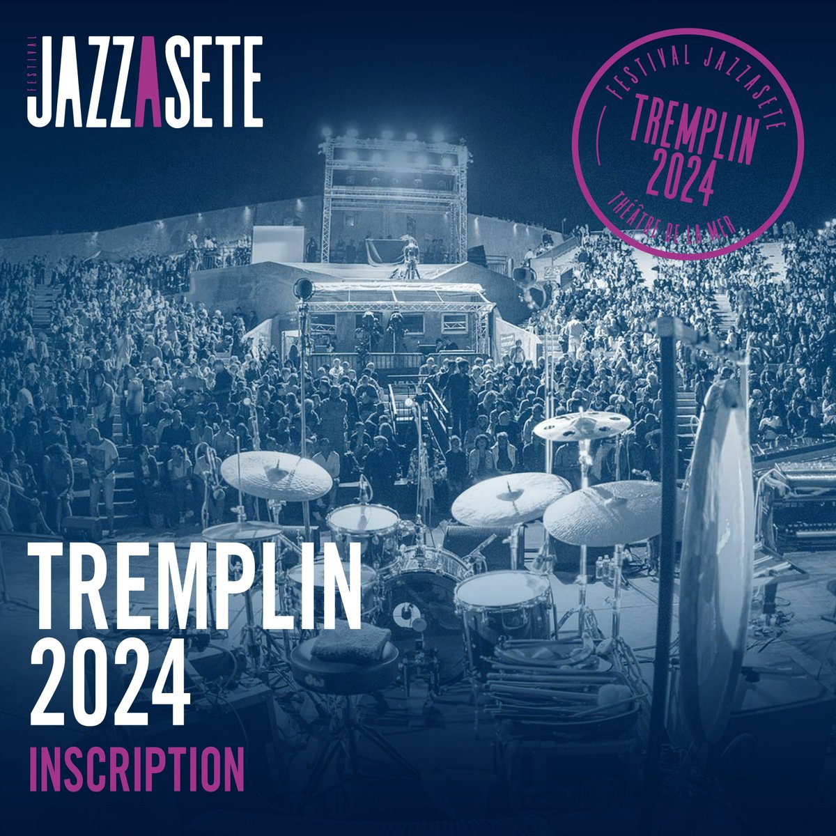 TREMPLIN JAZZ À SÈTE 📣Le festival Jazz à Sète organise son 16ème Tremplin. Le ou la gagnant.e sera programmé en 2024 dans un lieu partenaire avec le festival et assurera une première partie au Théâtre de la Mer pour l'édition 2025. Conditions sur jazzasete.com