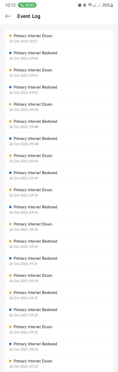 JeremyMacMull's tweet photo. @virginmedia Well my setup says otherwise.... And this is just the last couple of hours. https://t.co/EZKBtUWbwt