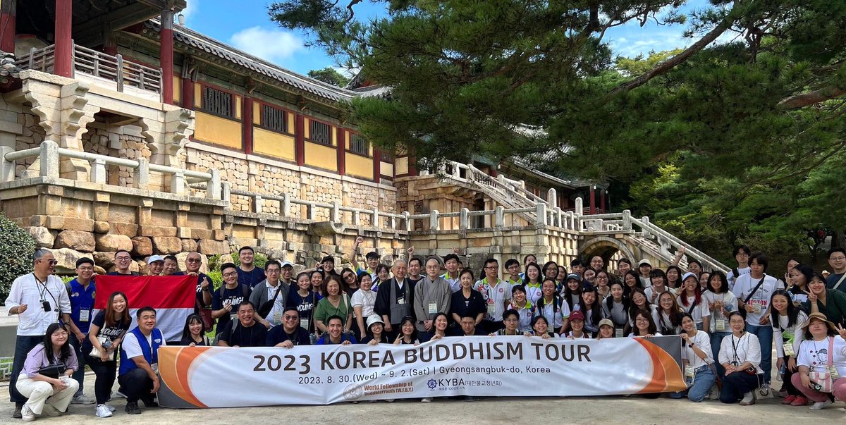 Buddhistdoor's tweet photo. BDG news: World Fellowship of Buddhist Youth Embarks on 2023 Korean Buddhist Cultural Tour
Read here: https://t.co/COwxlrjOyW
#buddhism #southkorea #koreanbuddhism #wfby #indonesia #japan #thailand #mongolia #malaysia #youngpeople #gyeongju #buddha #dharma #jogyeorder https://t.co/bvtuDWpp8q