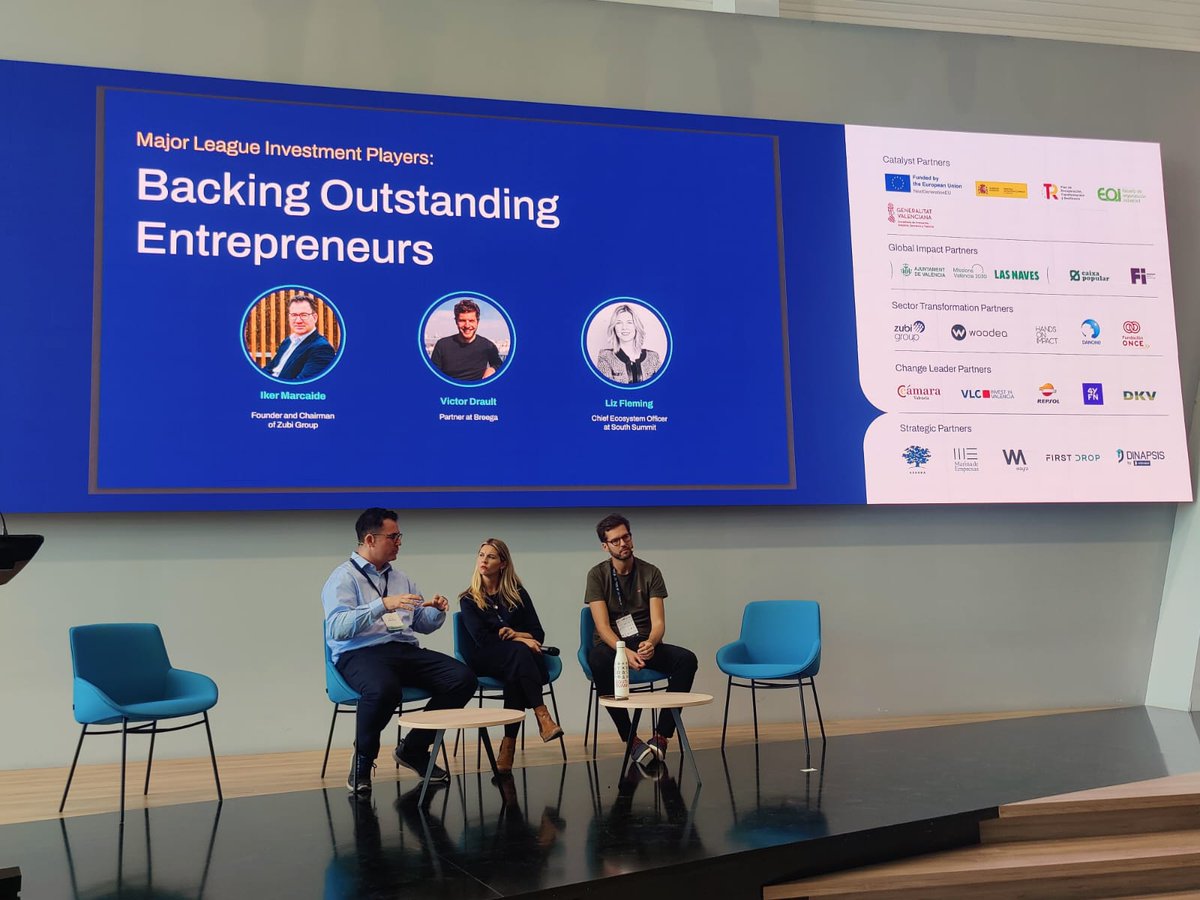 Yesterday we explored the dynamics of #VC and Impact Investing to solve some of today's greatest challenges and market opportunities with our Chief Ecosystem Officer, <a href="/LDFleming/">Liz Fleming</a>, <a href="/ikermarcaide/">Iker Marcaide</a> from <a href="/ZubiGroup/">Zubi Group</a>, and Victor Drault, from Breega.🪴All at #TheGIB by <a href="/socialnest_org/">Social Nest Foundation | Making impact grow</a>!💚