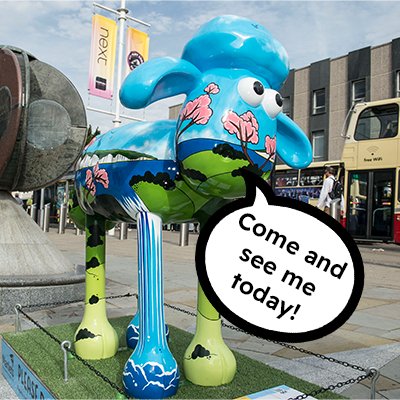 Baa-rrific news! 🐑

My pals will be grazing 'round Churchill Square at 2pm, searching for fresh faces for new adventures! ✨

Trot on over, bleat out a greeting, and who knows? There maa-aybe a surprise hiding just for ewe...! 😉