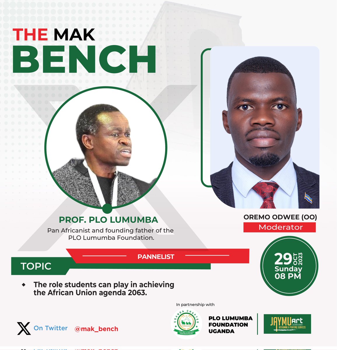 Sunday another day to obtain knowledge from one of the most Intelligent people in Africa.