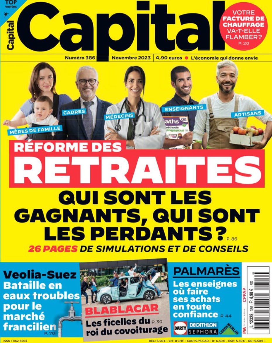 Fier du classement d’@EDFofficiel numéro 1 🥇 des fournisseurs d’énergies et d’@IZIbyEDF numéro 5 des plateformes de services dans @MagazineCapital. 👏🏻 aux équipes pour votre #engagement. cc @EDF_Solutions #confiance #decarbonation