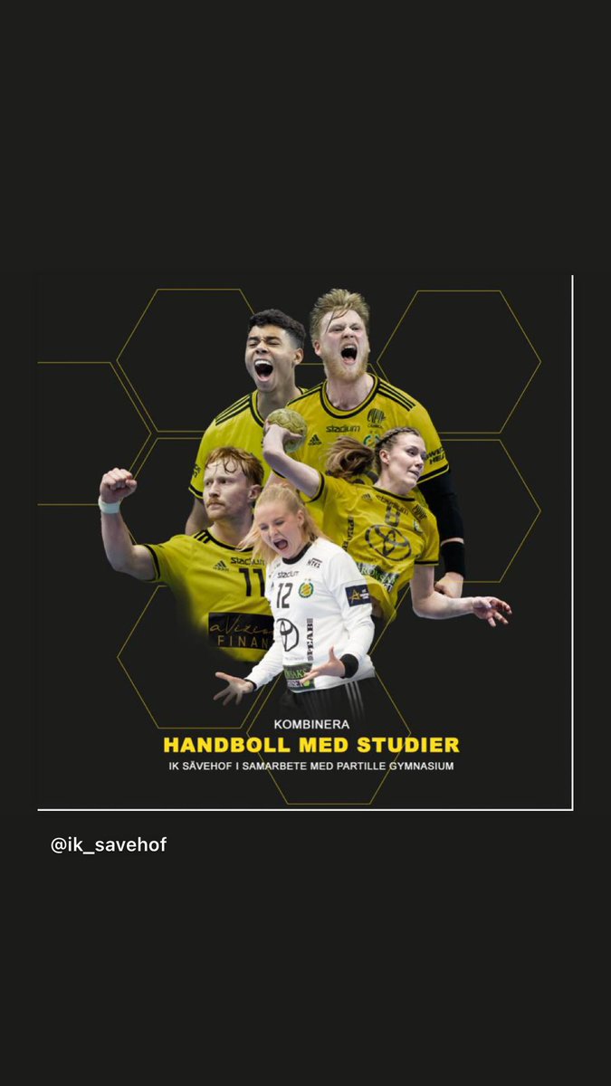 BLI UTBILDAD AV ELITTRÄNARE OCH ELITSPELARE!
 
Handbollsgymnasiet på Partille Gymnasium är ett av de mest växande handbollsgymnasierna i Sverige och är öppet för tjejer och killar födda 2008.
Sista antagningsdag är 1 december 2023.
Ansökan görs på länken:
ansokan.svenskhandboll.se