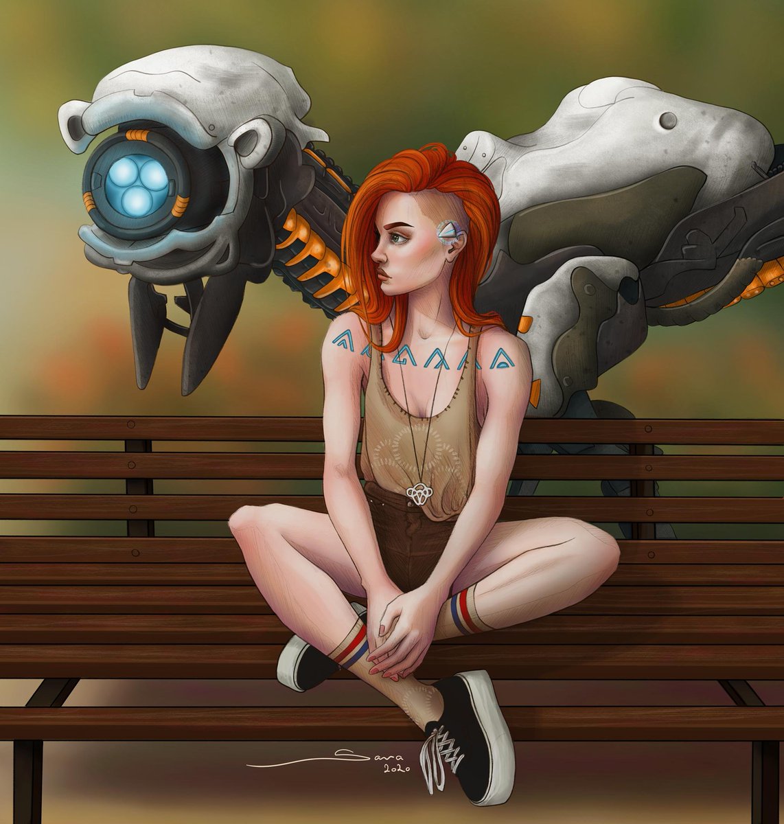 "The robots are just to make life out here safe, enjoyable, and manageable, its not meant to be easy or a vacation."

-Lewd/Non
-Bisexual
-Switch
-Founder of the world largest robotics company
-Owns a large section of woods running a techno-primitive community