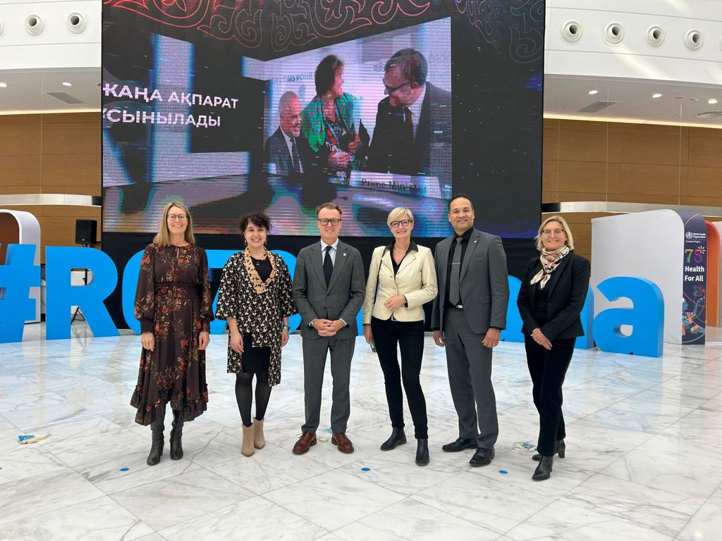 Warm congratulations to @Dlofowong, @RobbButler2, and the entire @WHO_Europe #AMR team on the adoption of the AMR Roadmap at #RC73Astana!