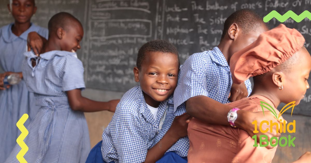 Empower young minds through the pages of books and be a champion of literacy with #1Child1Book. Reading enhances a child's knowledge and fosters empathy, critical thinking, and a love for learning. 🌍📚 #LiteracyForAll
#ReadingMatters
#EducationForEveryChild