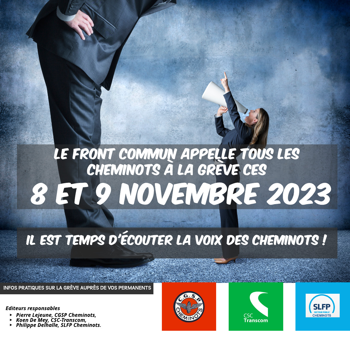 Depuis des semaines on dit🤬aux restructurations et à + de productivité. Contrats de gestion OK, temps de laisser le personnel reprendre son souffle🌬! La direction est sourde à nos appels, aux suppressions de🚉, à la dégradation du service. Ecoutez la voix des cheminots!🔊🔊🔊