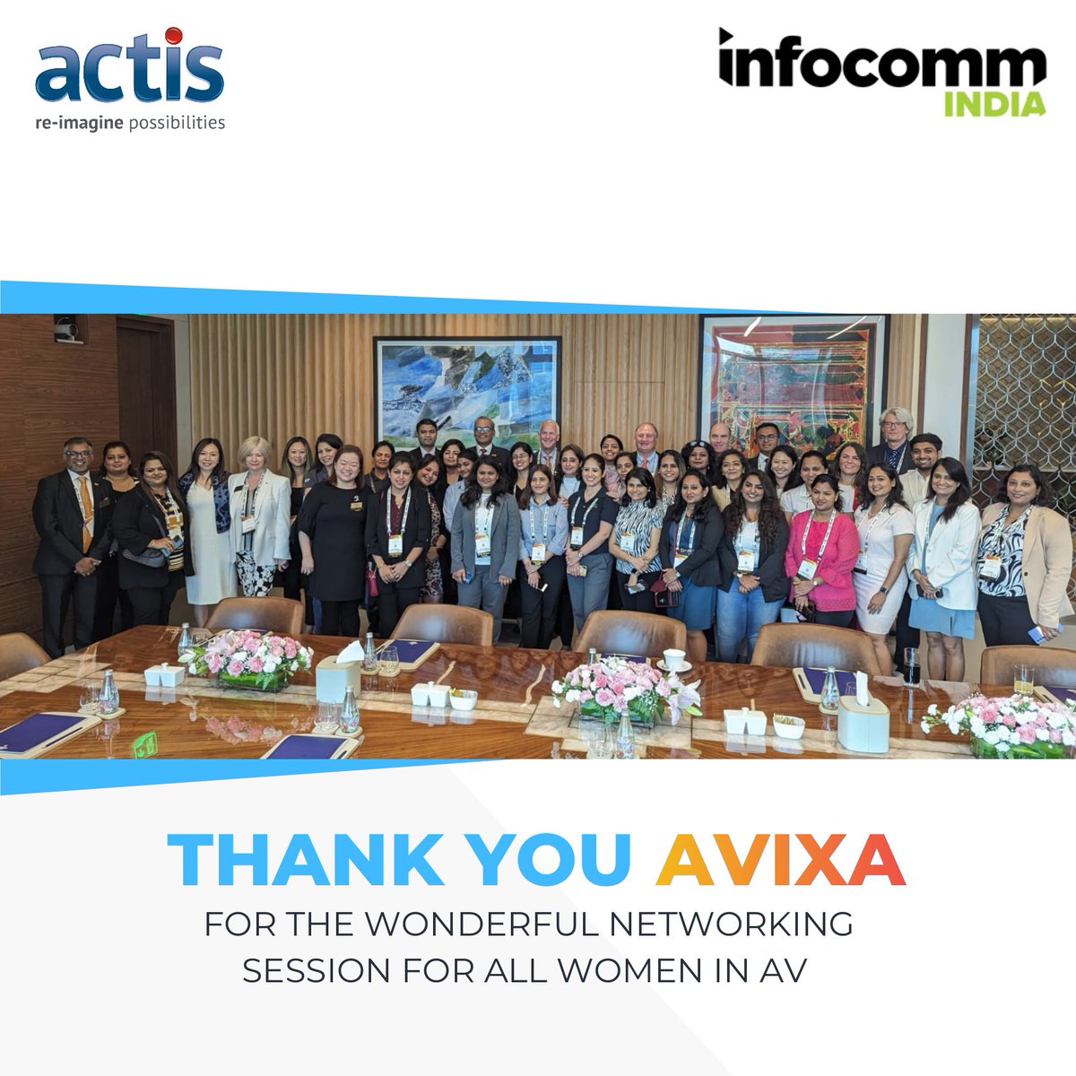 actistech's tweet image. Thank You AVIXA/InfoComm India 2023 for creating the perfect opportunity for women in AV to network and connect with other professionals in‑person.

#InfoCommIndia #ProAVTechnology #AVTweeps #ProAV #AVtech #DigitalTransformation #InfoCommIndia2023