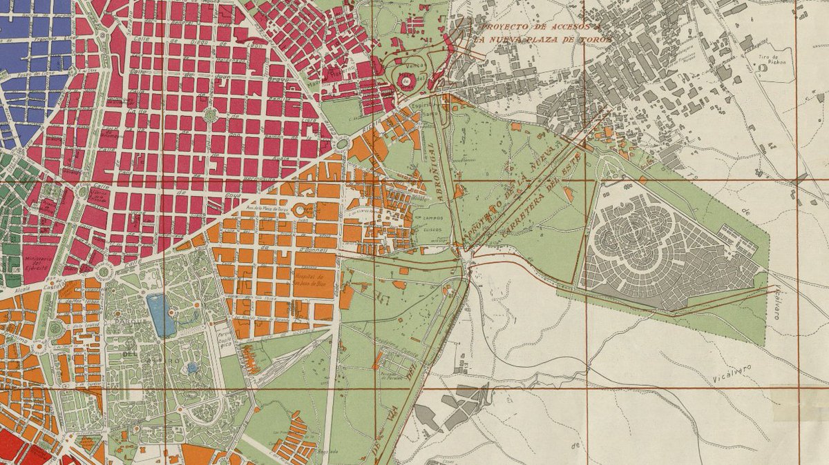 Plano de Madrid y sus vías públicas (1934)