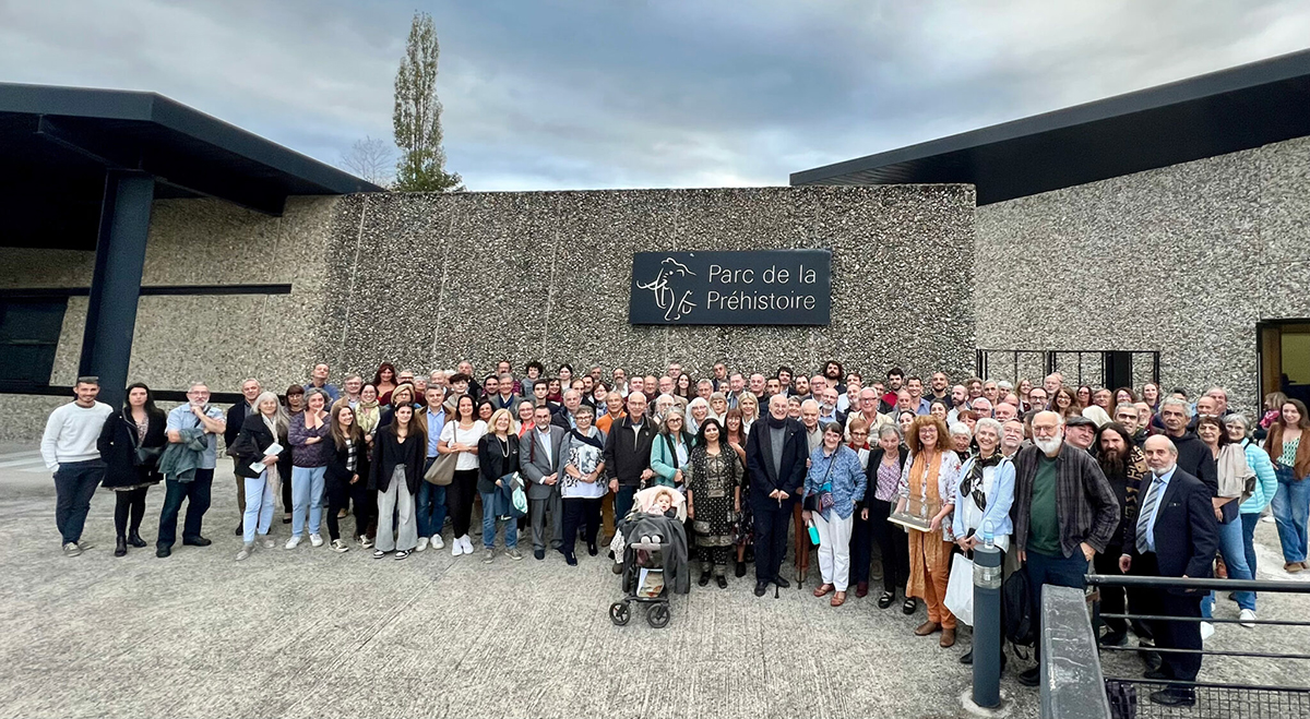 Jean Clottes attends tribute at the Centre Jean Clottes in Tarascon-sur-Ariège - Parc de la préhistoire - in France bradshawfoundation.com/news/rock_art.…