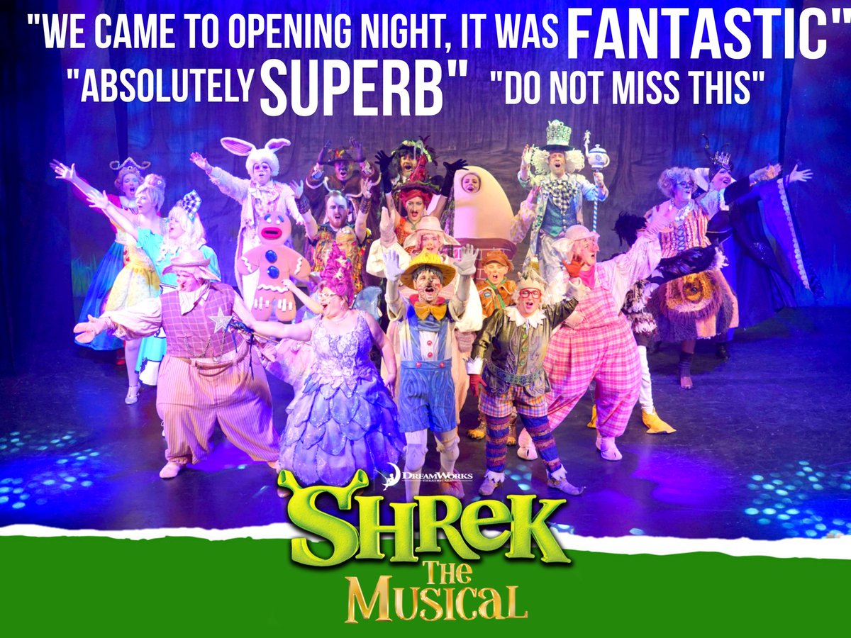 💚 DO NOT MISS SHREK THE MUSICAL 25-29 OCTOBER💚 tickets available from shanklintheatre.com or 01983 868000