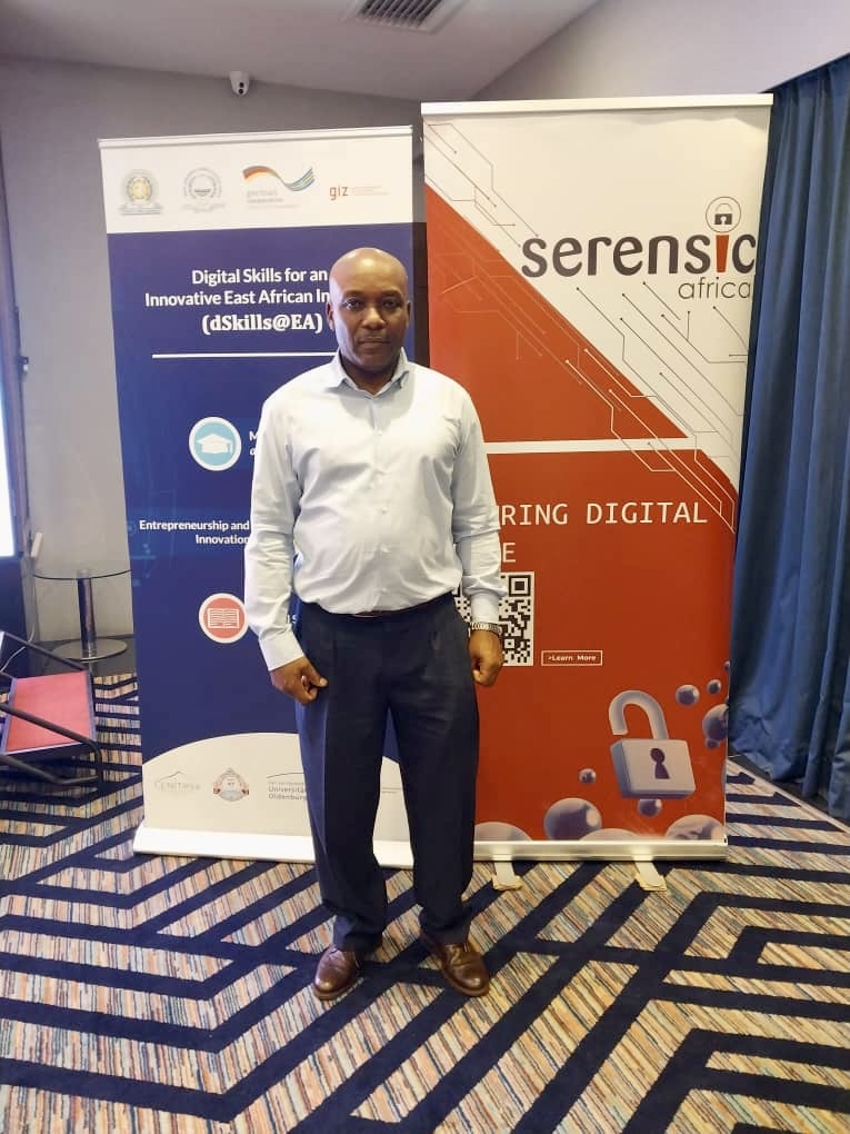 EaCenit's tweet image. Our technical advisor Prof. Anael Sam, participating in the Digital Safety and Security workshop at Dar es Salaam, Tanzania. The workshop aims to equip women, youth &amp;amp; SMEs with fundamental skills to protect their digital presence #CyberSecurity #DSS2023 #Cybersecgiz