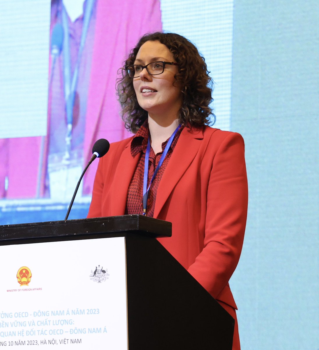 Honoured to speak today on behalf of the Australian Government at the opening session of the @OECD Southeast Asia Ministerial Forum which we are co-hosting with Vietnam.