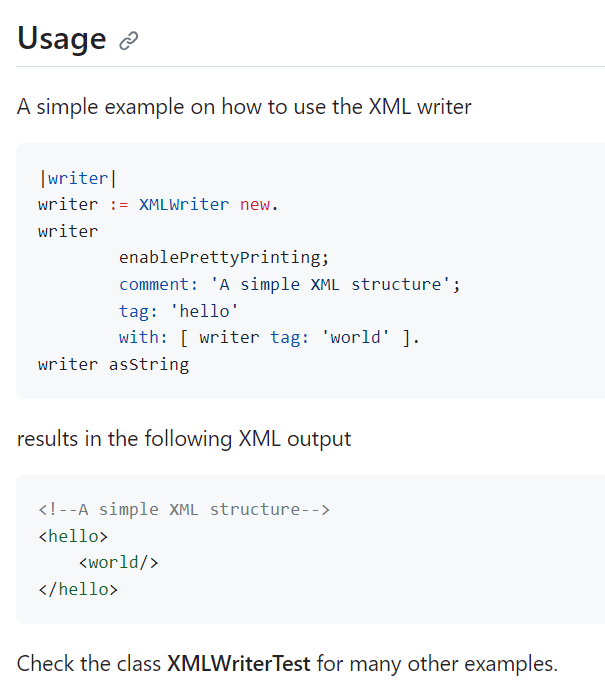 TorstenAstares's tweet photo. Another release v3.1.0 for @pharoproject XMLWriter:

https://t.co/mAhqebHa9G https://t.co/aGVKpI6786