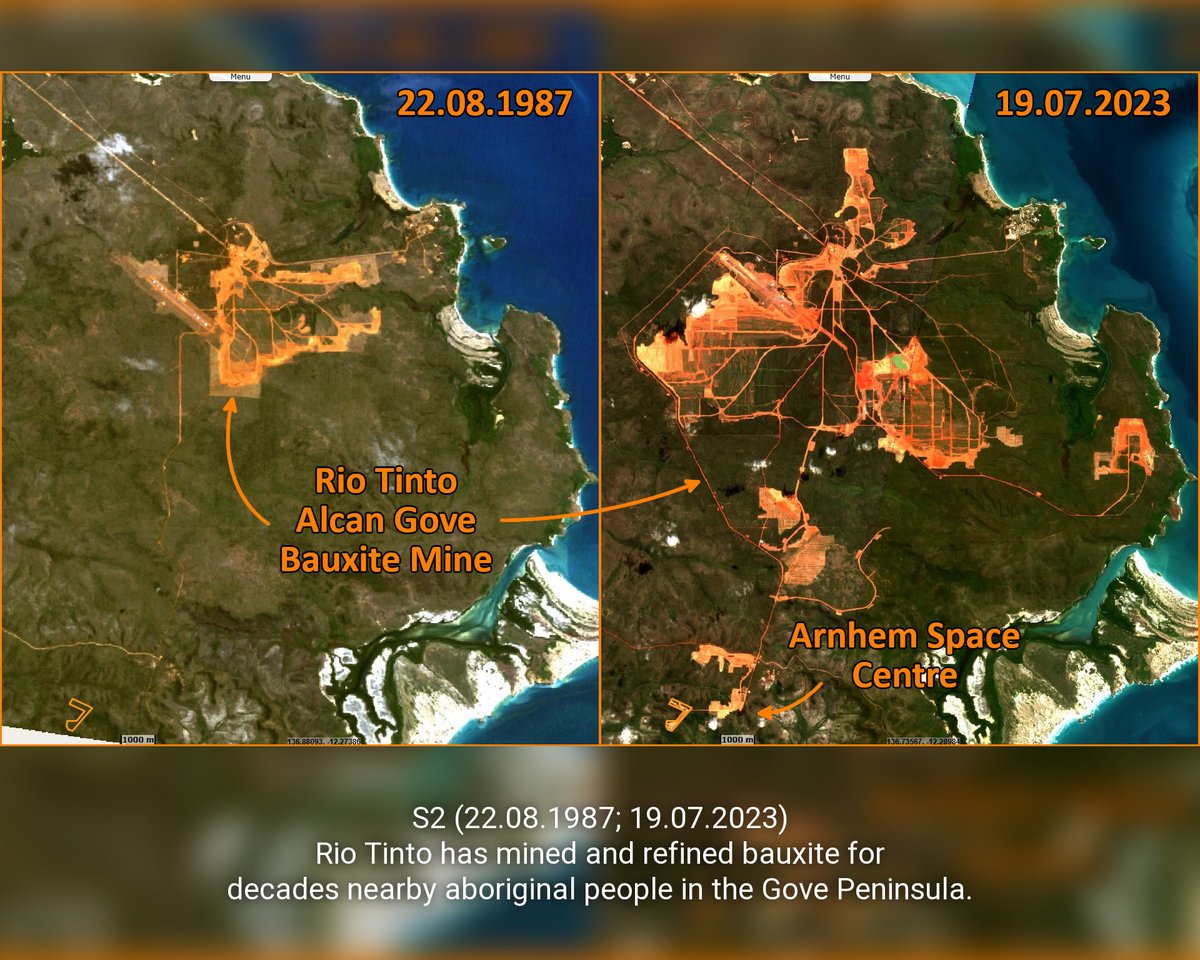Past and future of Aboriginal land in Gove Peninsula, Northern Territory, Australia 👉Discover the story : sentinelvision.eu/gallery/html/5… #discovery #sentinel #sentinelvision #visioterra #terres #aborigène #PéninsuledeGove #Territoire #Nord #Australie #passé #futur #Australia