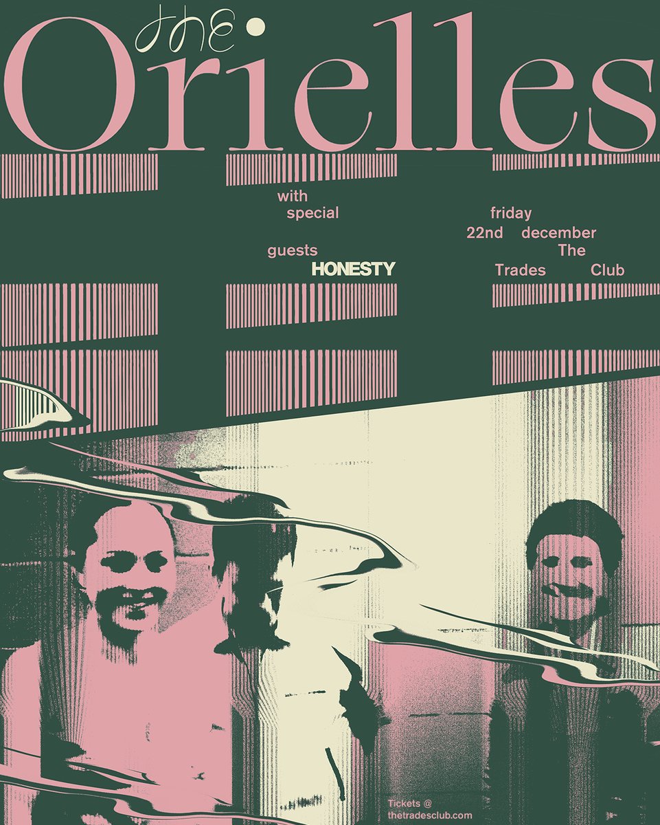 The Trades Club (@thetradesclub) on Twitter photo This just in: Delighted to announce <a href="/TheOrielles/">The Orielles</a> play a special homecoming show on FRIDAY 22ND DECEMBER at <a href="/thetradesclub/">The Trades Club</a> #hebdenbridge with special guests HONESTY.
Tickets go on sale 10am tomorrow from thetradesclub.com >> This just in: Delighted to announce <a href="/TheOrielles/">The Orielles</a> play a special homecoming show on FRIDAY 22ND DECEMBER at <a href="/thetradesclub/">The Trades Club</a> #hebdenbridge with special guests HONESTY.
Tickets go on sale 10am tomorrow from thetradesclub.com >>