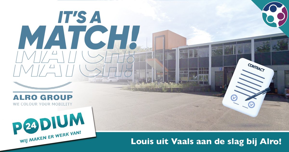 Het kan snel gaan! Op vrijdag klopte Louis uit Gemeente Vaals bij Podium24 aan, omdat hij op zoek was naar een baan. De woensdag daarna was het voor elkaar; Louis kon via Podium24 voor 36u per week aan de slag bij Alro in Heerlen! Top Louis, heel veel succes toegewenst!
