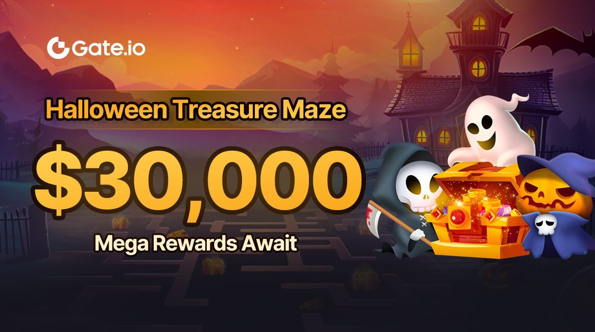 TradeUberto's tweet photo. https://t.co/sxFbr8NDgF Halloween Season $30,000 rewards &amp;#GateioStartup whitelists await!

Enter NOW: https://t.co/9wWJWBEw0O 

Collect treasure boxes/candies Log in every day: win FREE tickets Get more 

HERE: https://t.co/R3FJq97WOX https://t.co/RJqkQBAl0w

#btc #GateioStartup https://t.co/h7X9AINFcd