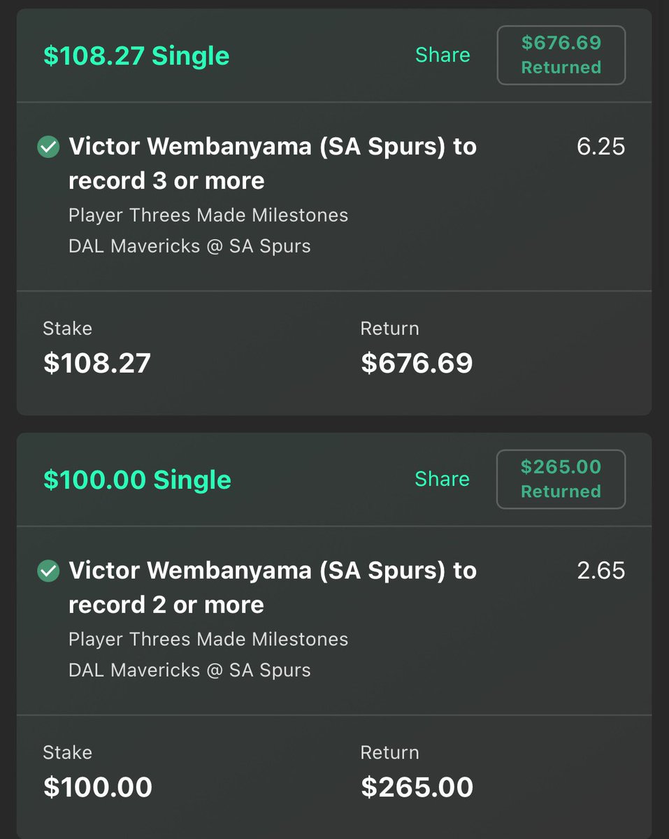 Payout_P's tweet photo. 🔥 🔥🔥 WHAT A START 🔥🔥🔥

3-0 on official nba picks to open the season and the wemby sprinkle hit’s despite foul trouble. Let’s keep it rolling 🤑🤑

#GamblingX #nba #NBATwitter #GamblingTwitter #Wembanyama https://t.co/0AMpwqg5WL