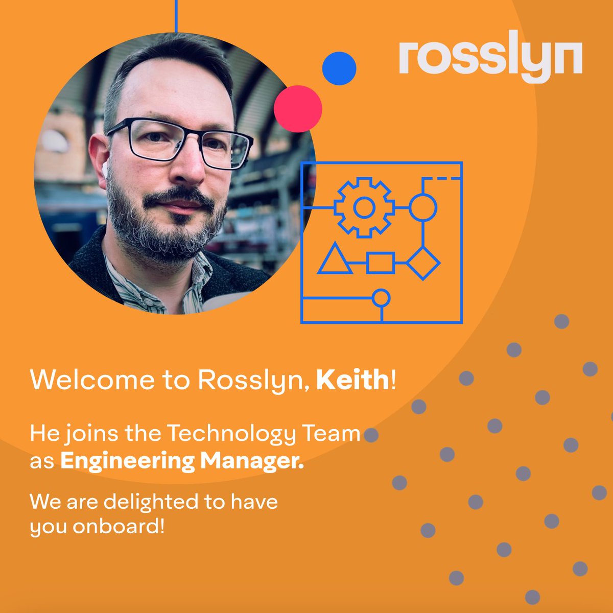 RosslynBI's tweet photo. A big warm welcome to our latest member of #TeamRosslyn, Keith Williams (aka the wizard of all things SaaS)!✨🎉 We wish him the best of luck in his new role as Engineering Manager. 

#NewTeamMember #WelcomeOnboard #Procurement #ProcurementAnalytics #Rosslyn https://t.co/koWUO4gGeI