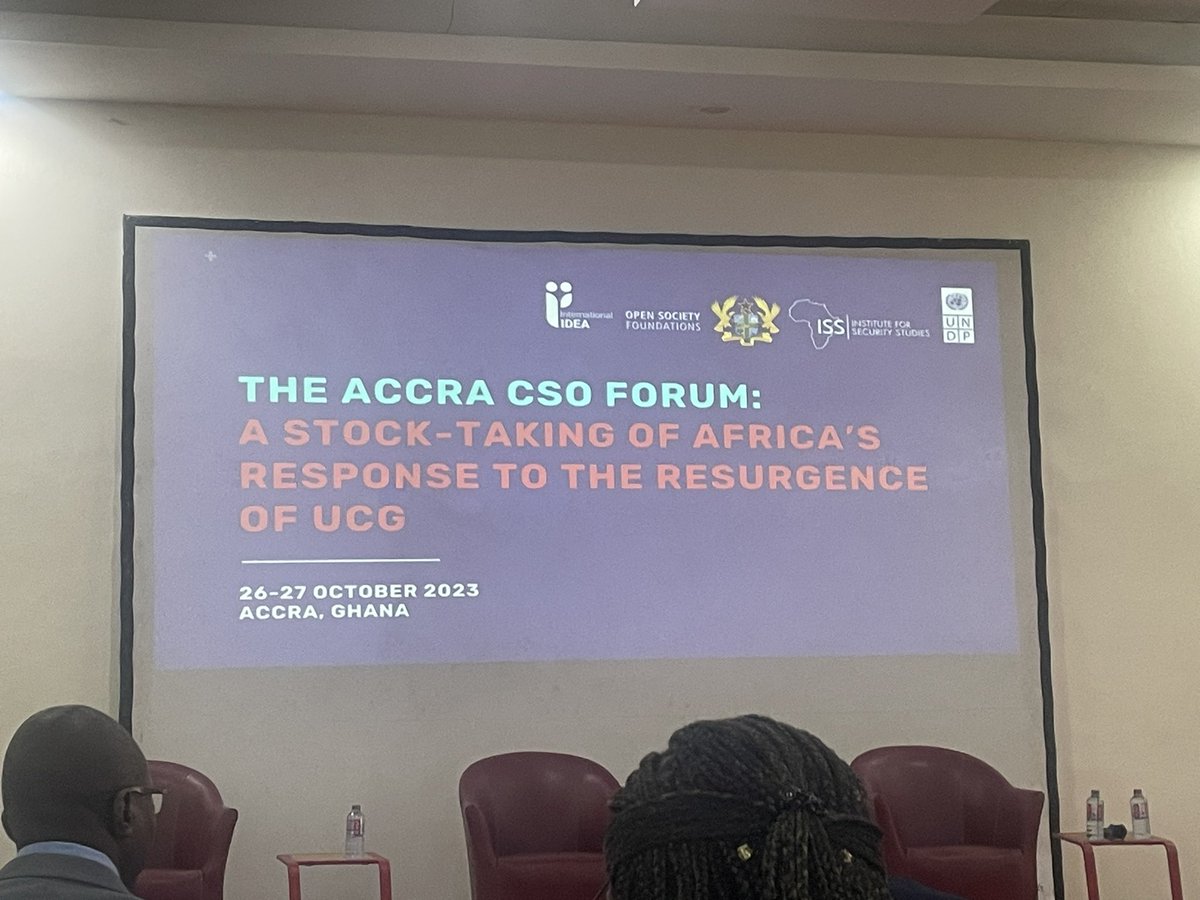Honored to represent #CDD Director at the CSO Forum in Accra today and tomorrow