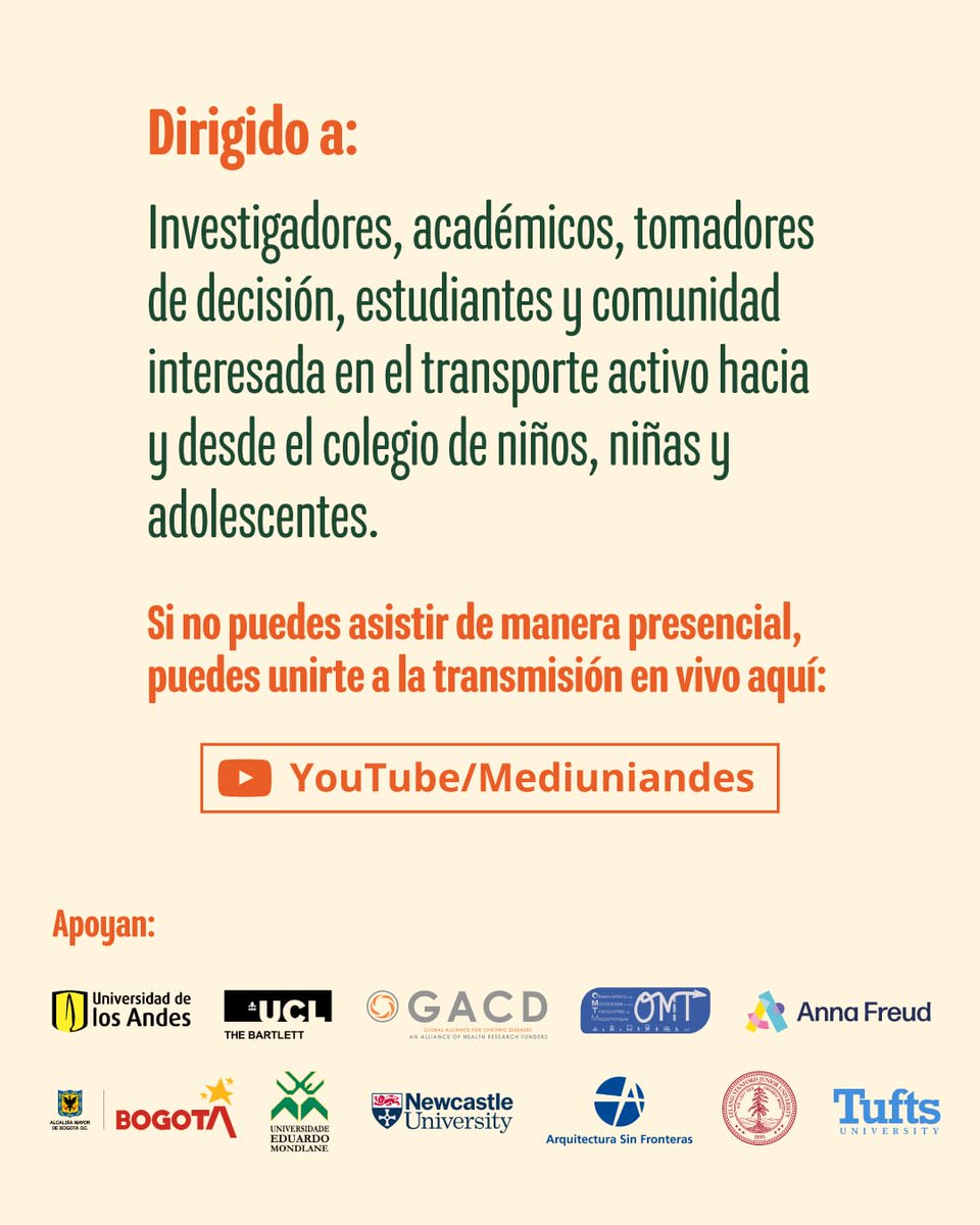 Los invitamos al lanzamiento de nuestro nuevo proyecto el próximo viernes 3/11. Vamos a estudiar los impactos de este bonito programa en la salud. Trabajaremos con investigadores de UK y Mozambique. Entrada libre con inscripción previa: live.eventtia.com/es/camino-al-c…