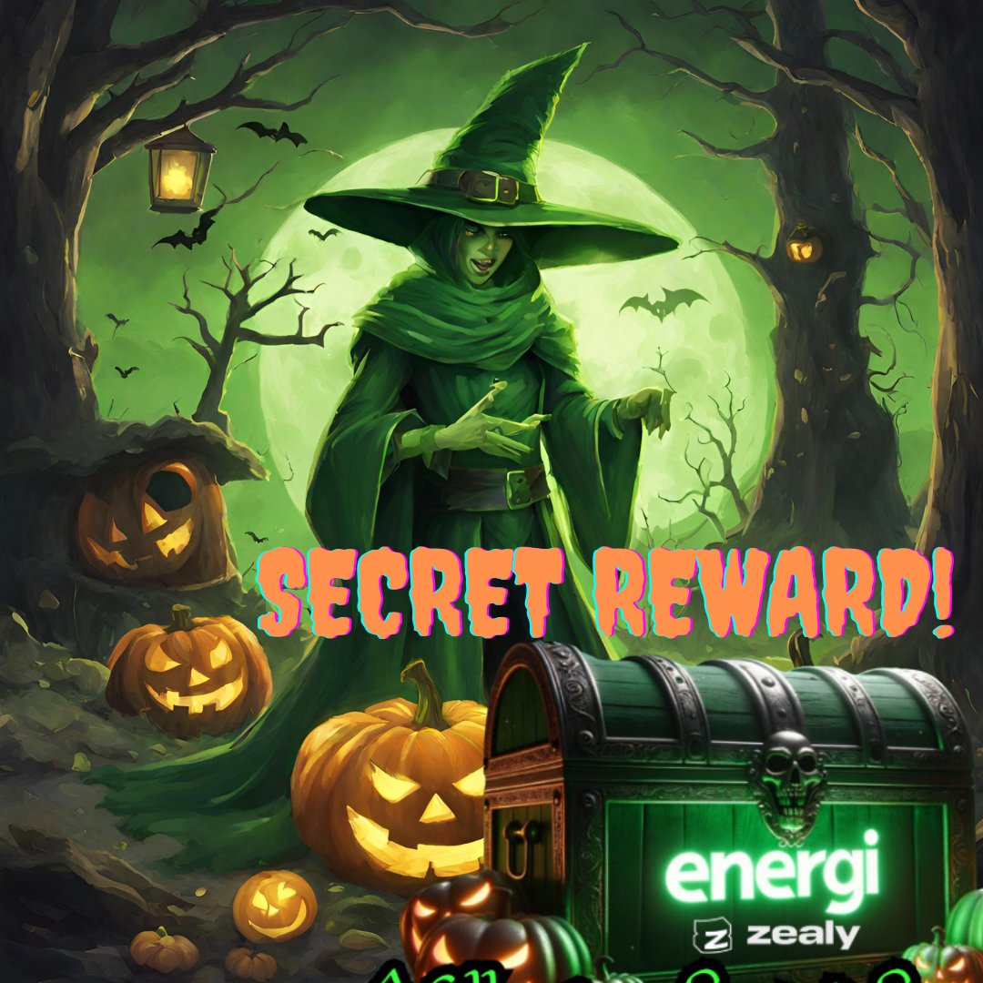 energi's tweet photo. 🎃🔍 Attention all crypto enthusiasts! Every day A mysterious Halloween quest is lurking in the shadows. 🌙 
Keep your eyes peeled and stay vigilant, for those who dare to explore might stumble upon hidden rewards and spine-chilling surprises! 🦇🎁 Don't let them slip away in the witching hour! 🕯️👻 #HalloweenQuest #HiddenRewards 🕸️🌌