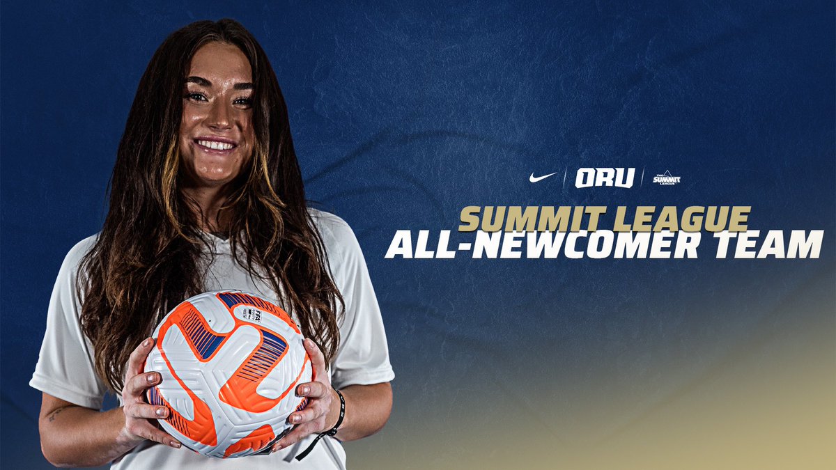 𝘼𝙡𝙡-𝙉𝙚𝙬𝙘𝙤𝙢𝙚𝙧 𝙏𝙚𝙖𝙢 😎

Congrats to Carty Kingsbury on making the Summit League All-Newcomer Team!

#ORUWSOC | #GoldenStandard