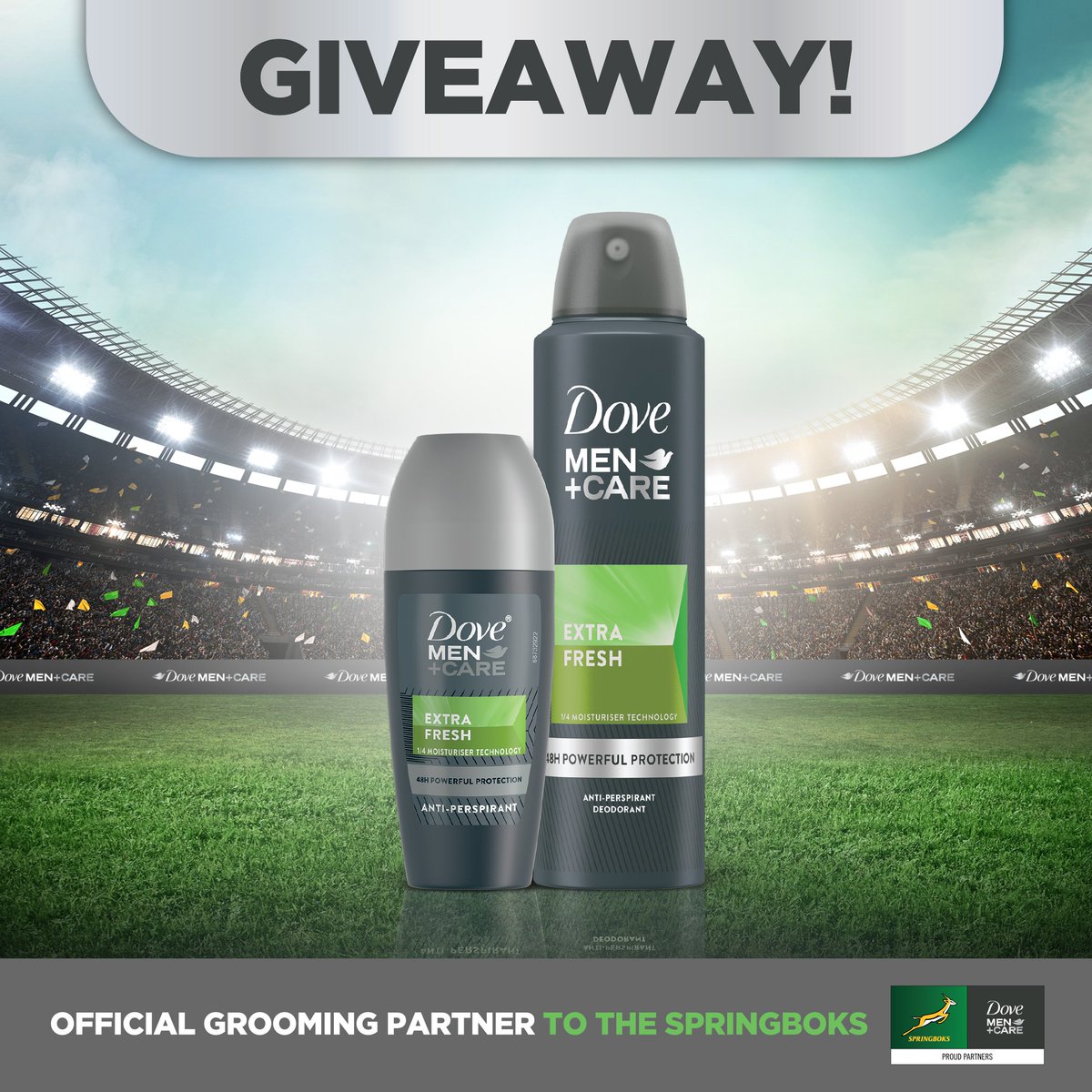 We can't get enough of last weekend's heart racing victory 🔥🔥🔥 Share your celebratory video with us and we could surprise you and a friend with a Dove or Dove Men+Caregift during the upcoming final match #ChampionsOfCare #NZLvRSA 💪🏉