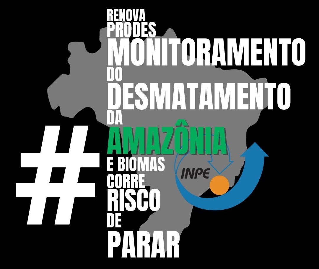 A burocracia pode PARAR o MONITORAMENTO DO DESMATAMENTO DA AMAZÔNIA!

E isso é muito GRAVE!

Sem os dados OFICIAIS o IBAMA não combate desmatamento!

#renovaPRODES